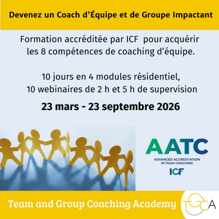 Certification de Praticien en coaching d'équipe et de groupe
